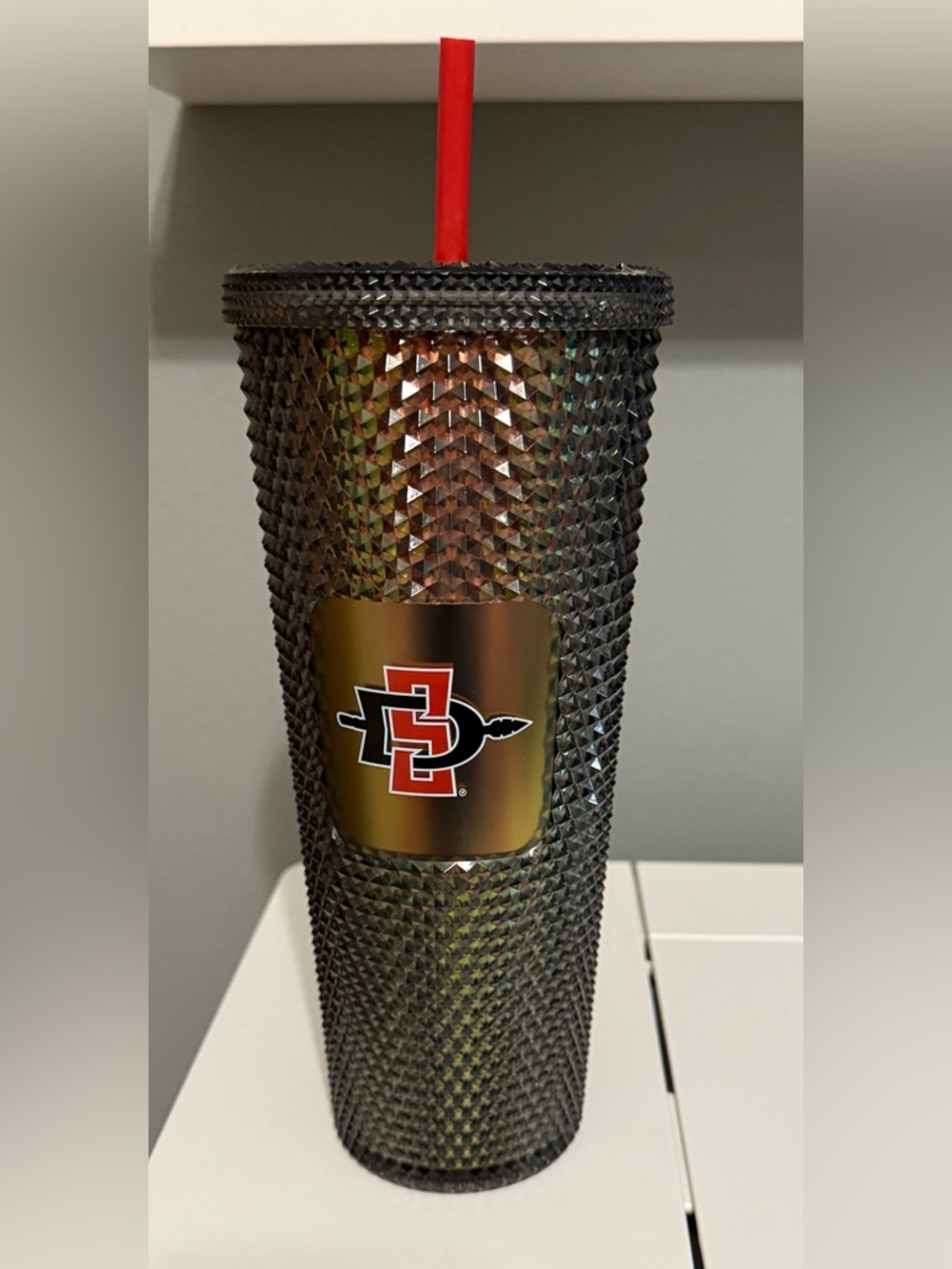Starbucks San Diego State University Collegiate Series 24 oz - Black Irridescent